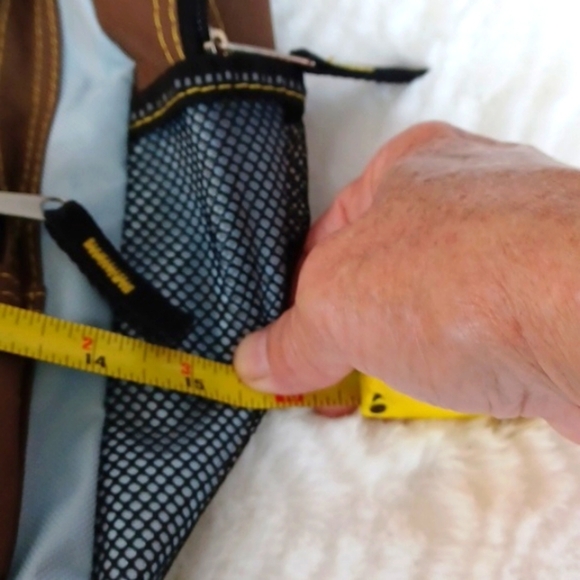 High Trails Equipment Y2K Brown Blue Hiking Back Pack - Picture 6 of 7